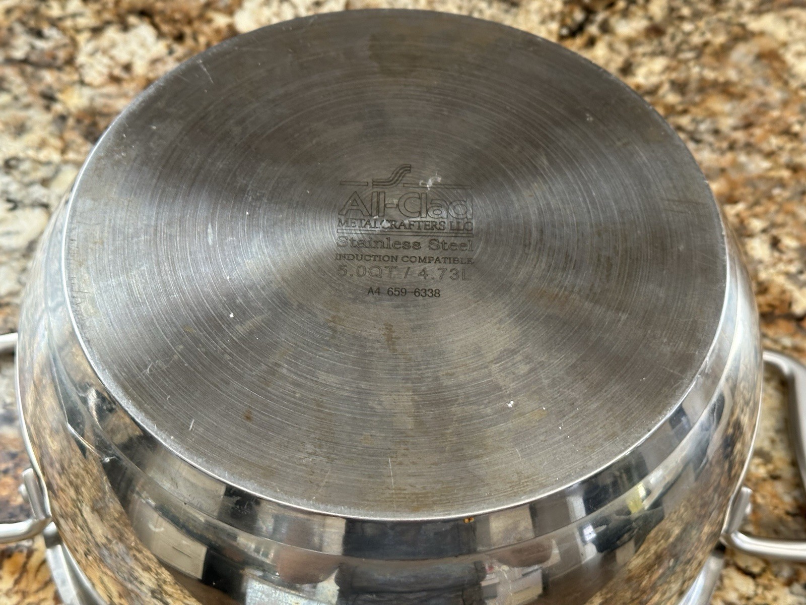 All-Clad Stainless Steel Induction Campatible 5.0QT/4.73L A4 659-6338