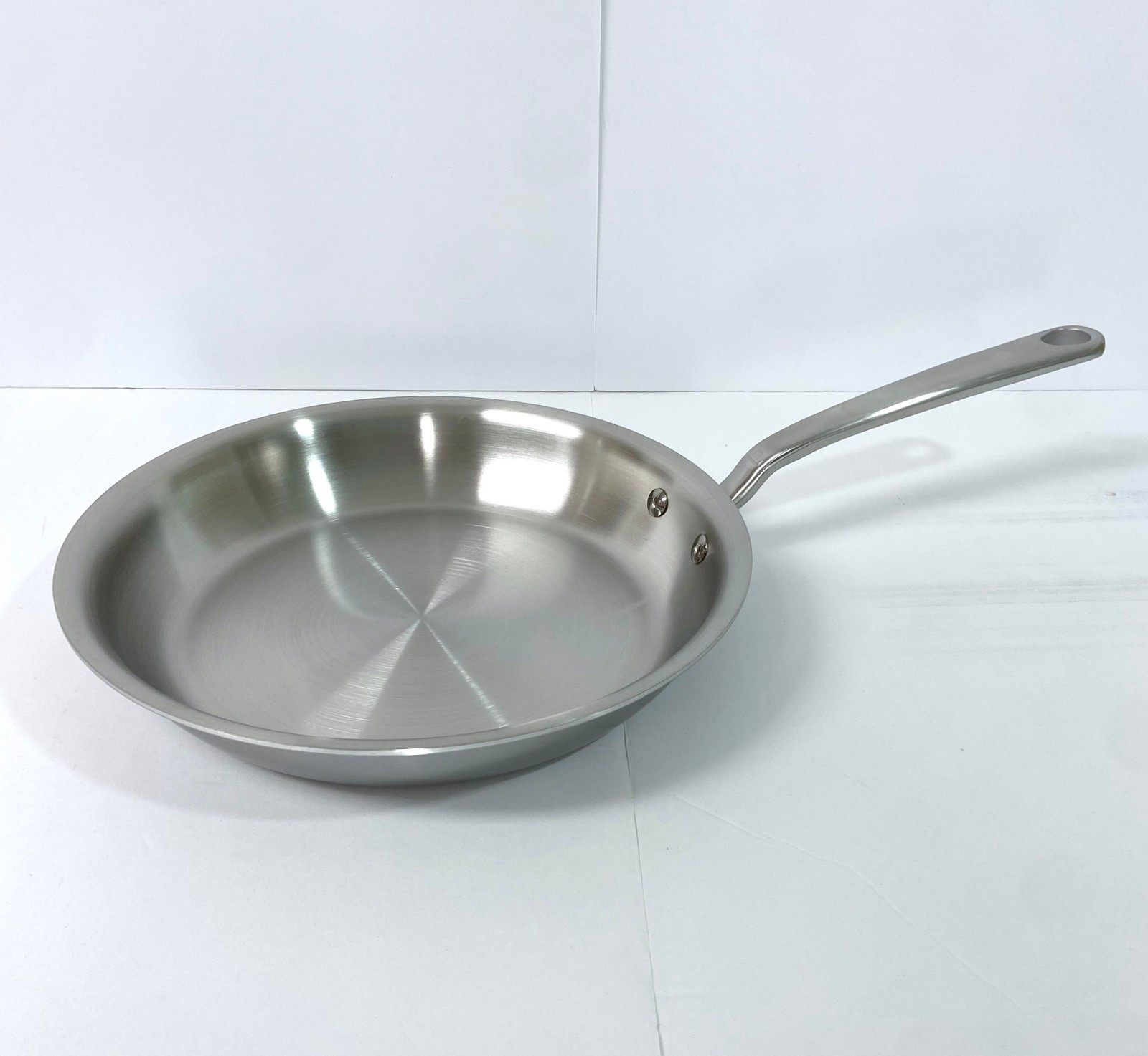 NEW Made In 10″ inch Frying Pan/ Fry Pan – All Stainless Steel 5-Ply Clad
