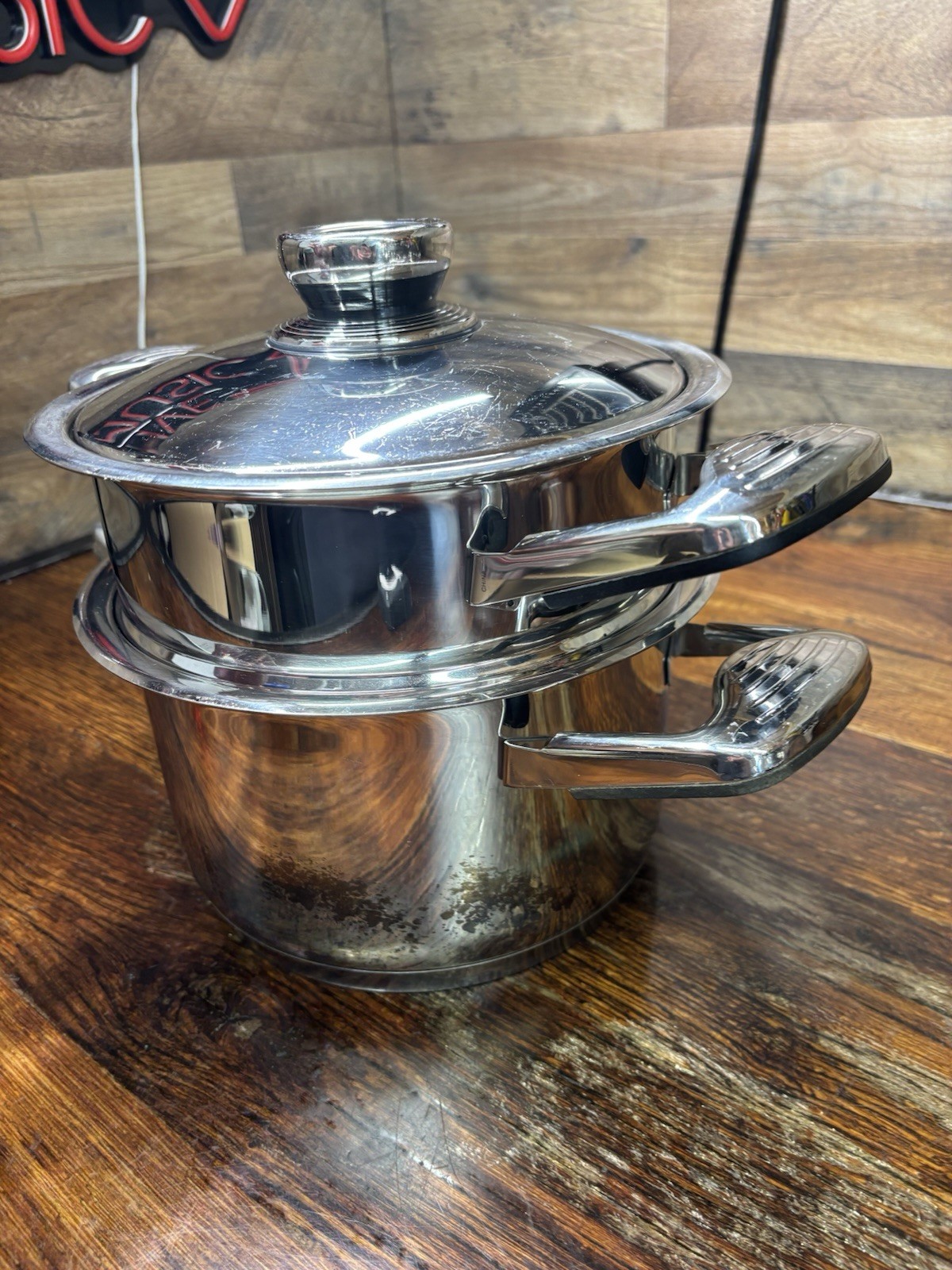 Platinum Cookware 24 Elements T304 Stainless Steel 4 Qt Stock POT + Steamer Pan
