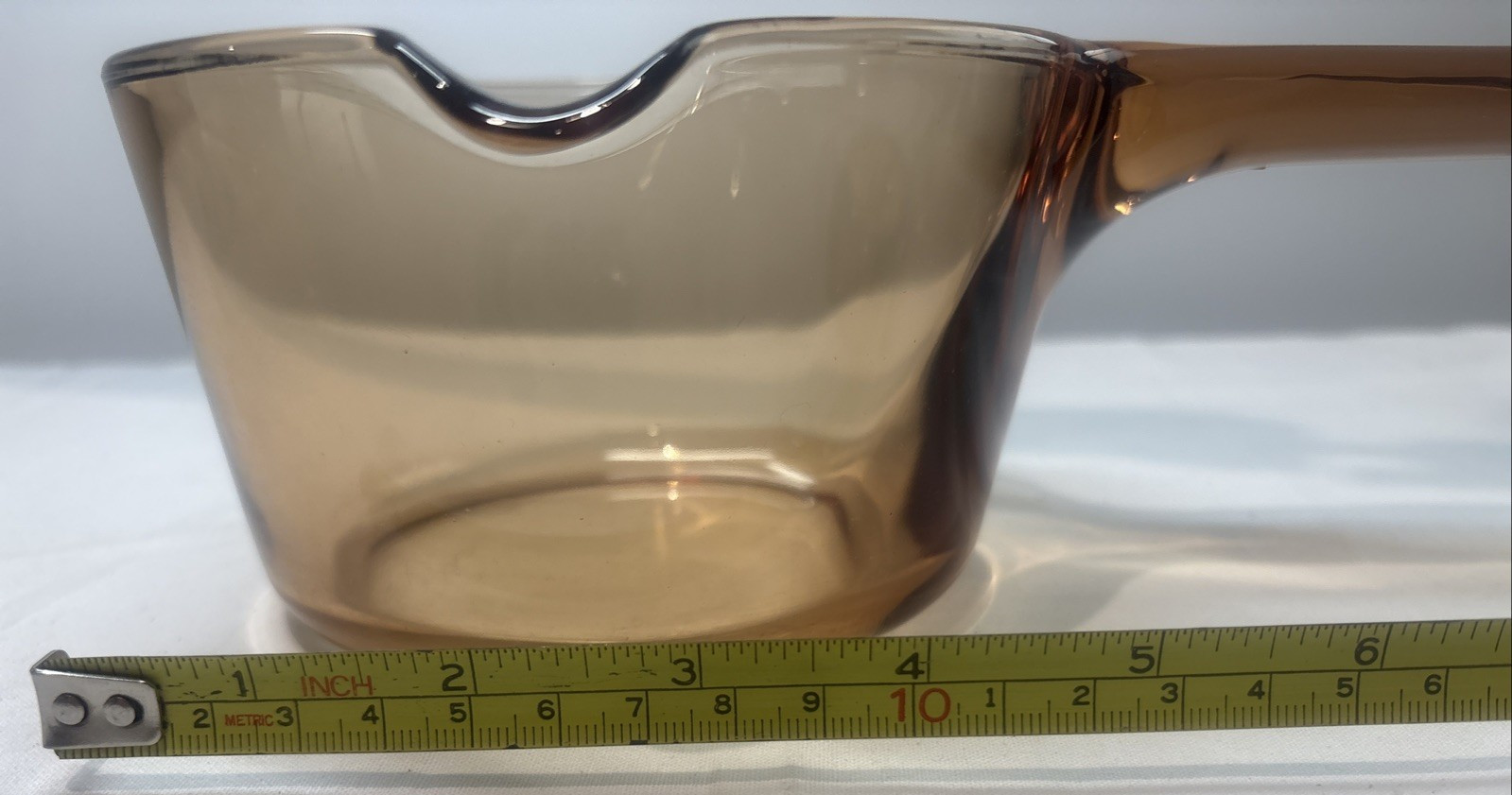 Corning Vision Amber 0.7L Saucepan Pot Pourable No Lid France