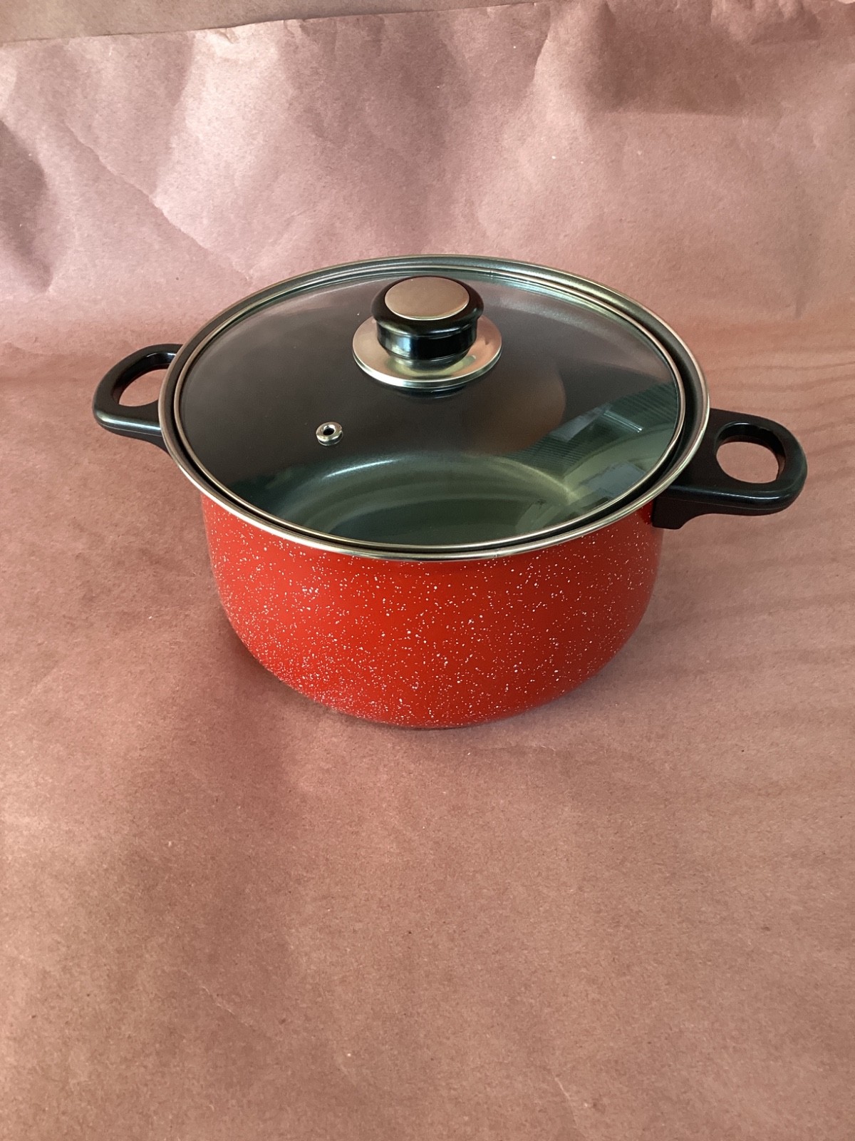 Smart Home 7pc Cookware Set in Red