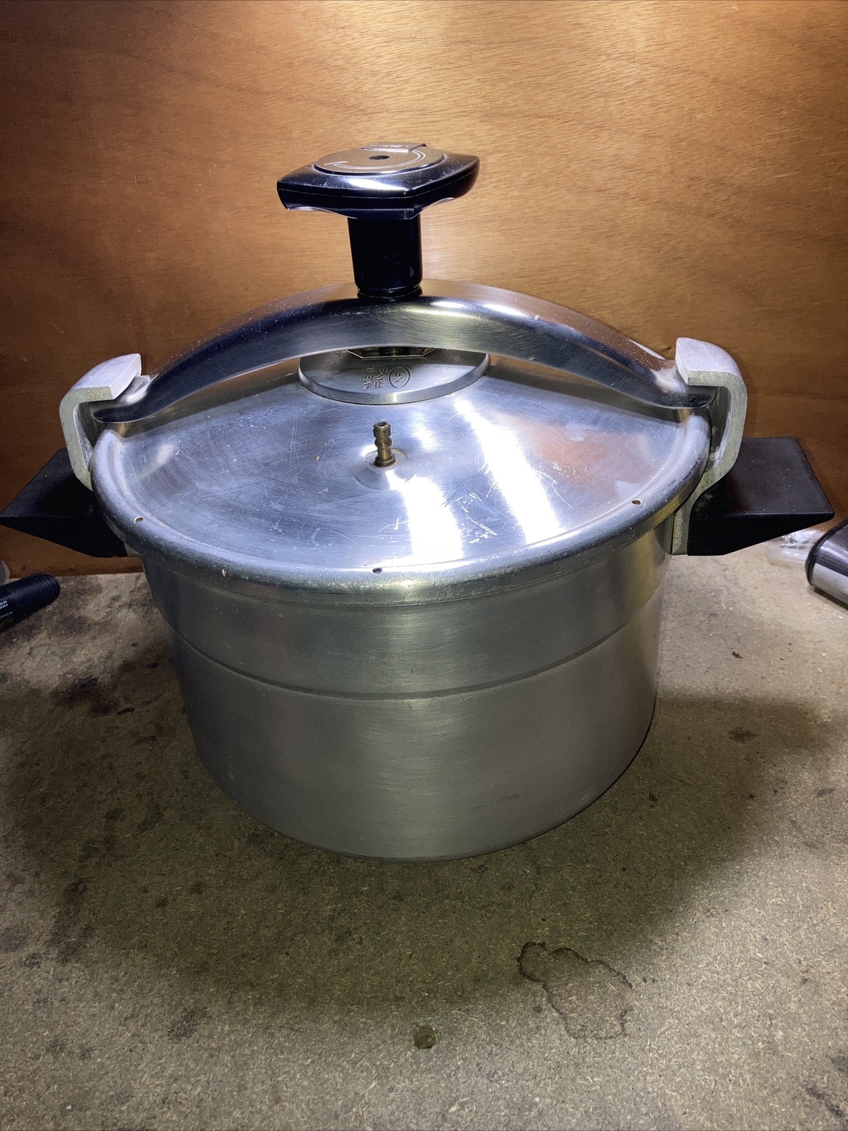 (D39) Antique Casserole Minute SEB 8 Liters Aluminum Vintage