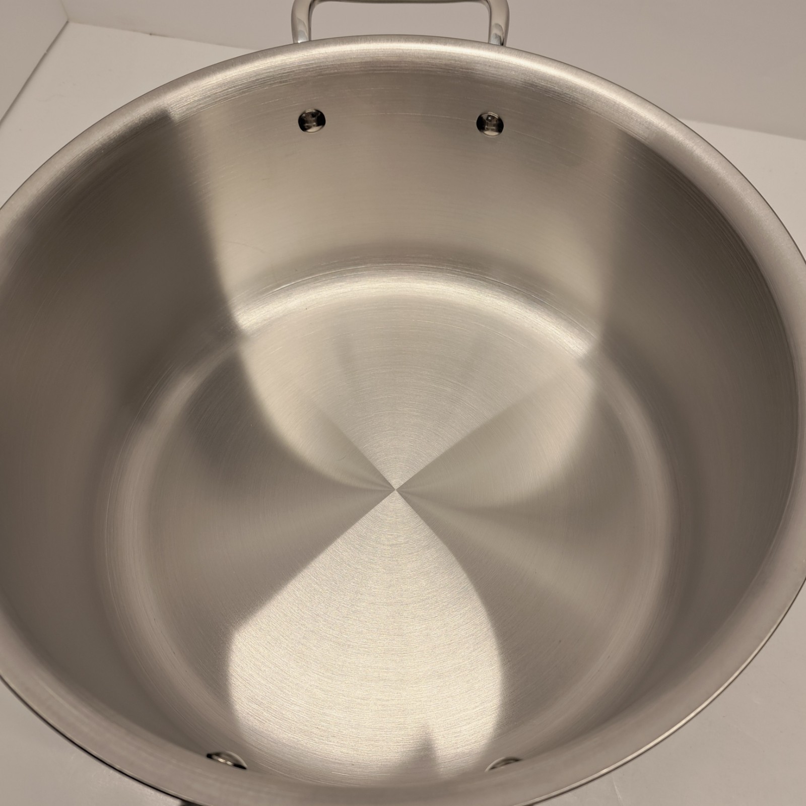 All-Clad D3 Stainless 8 Qt Stock Pot w/ Lid NOB Never Used Made in USA