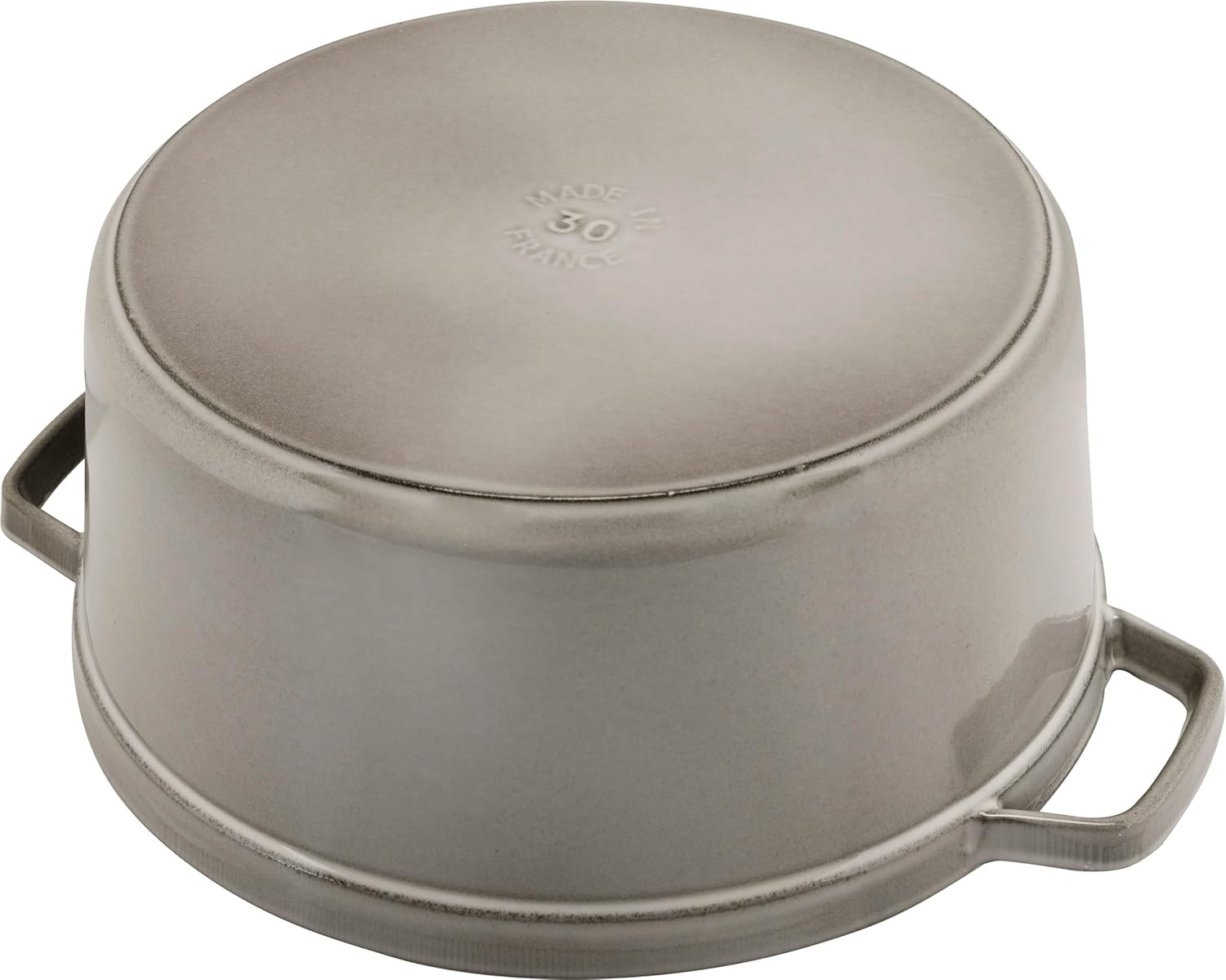 Round Cast Iron Cocotte, 8.35L, 30cm, Graphite Grey