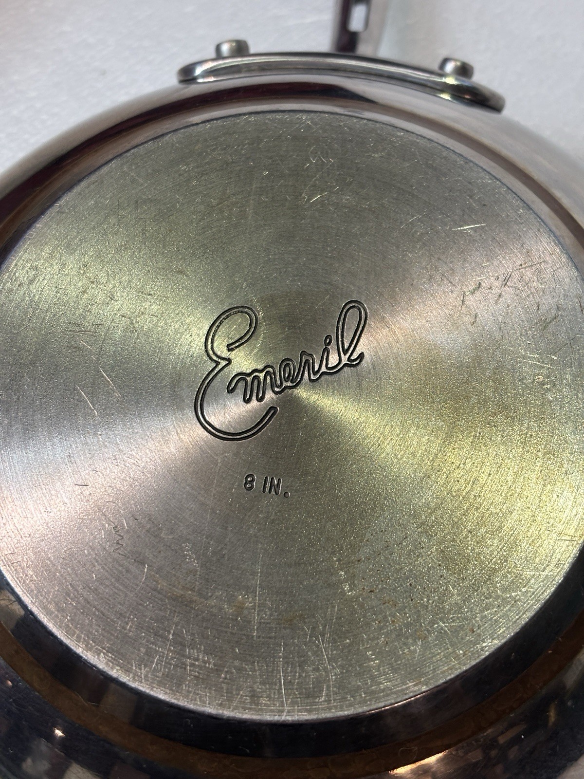 Emeril Stainless Steel Copper Core 8 inch Fry Pan Skillet Frying Cookware Round