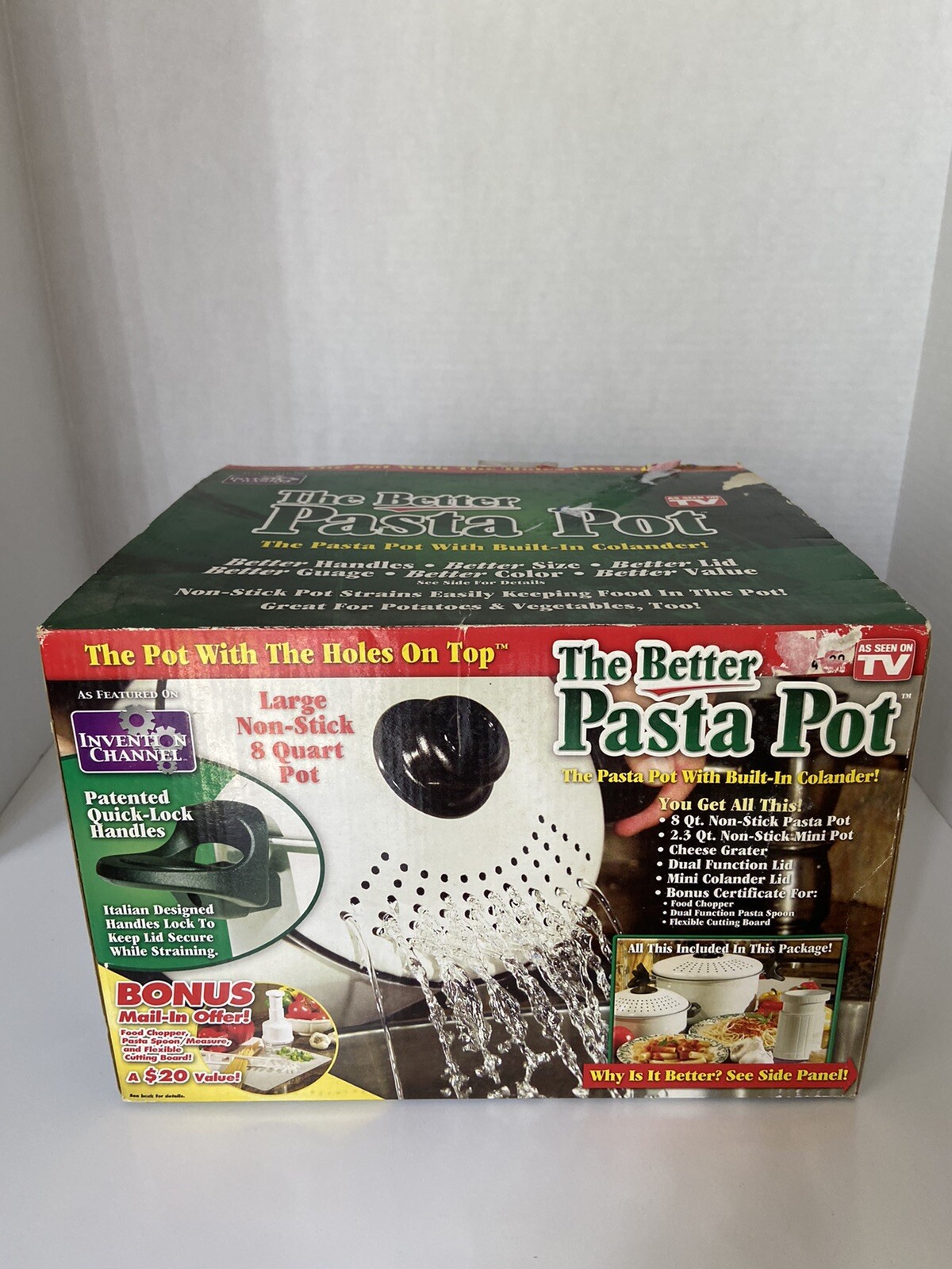 As Seen On T.V. The Better Pasta Pot Condition Is New Open Box