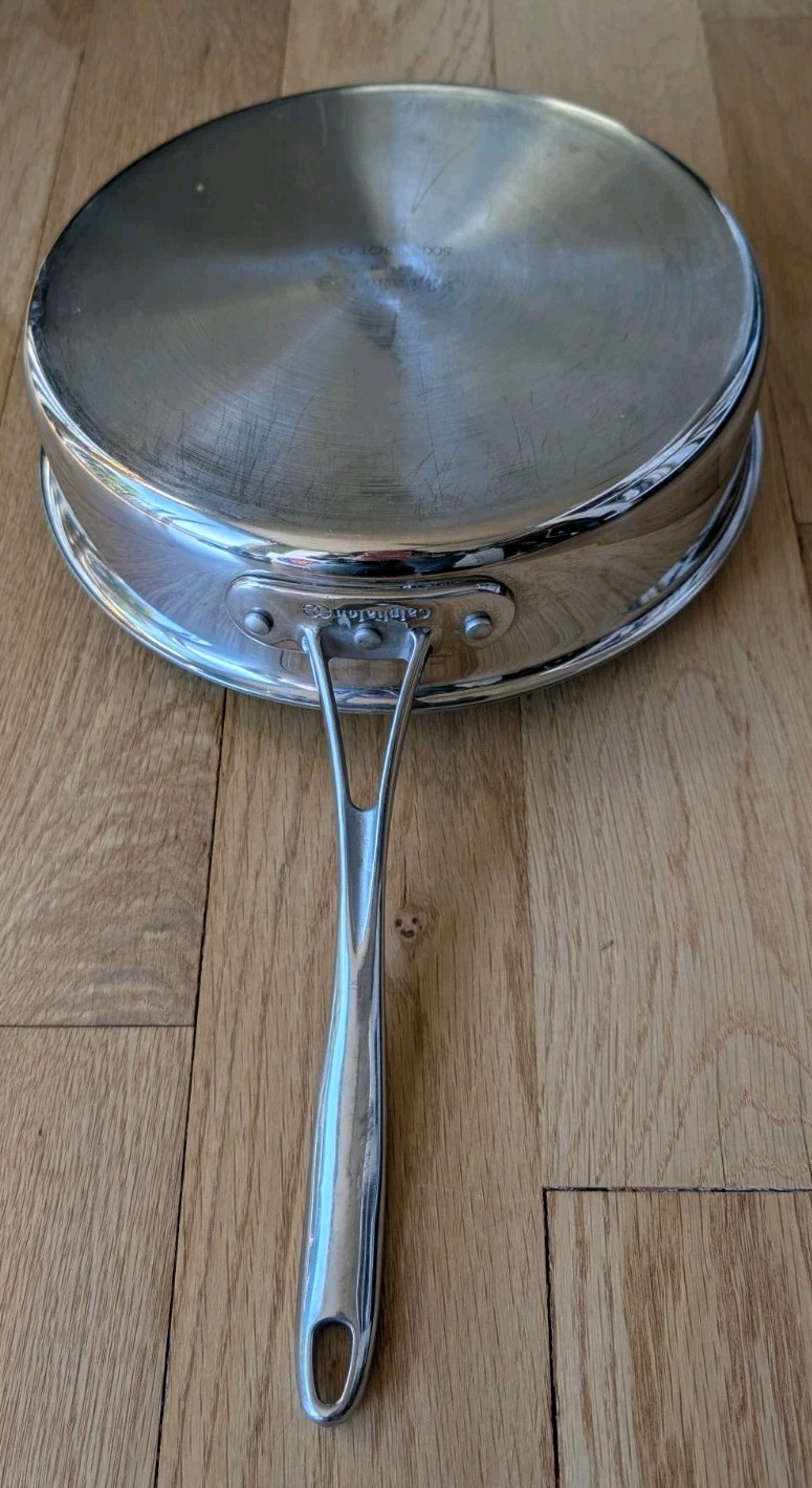 Calphalon #5003 3 Qt 10″ Stainless Steel Saute Pan Skillet With Helper Handle