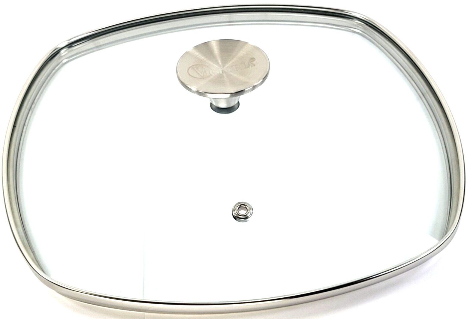 VICTORIA Glass Lid Vented Square Cover for Victoria 10 x 10 in Square Skillet
