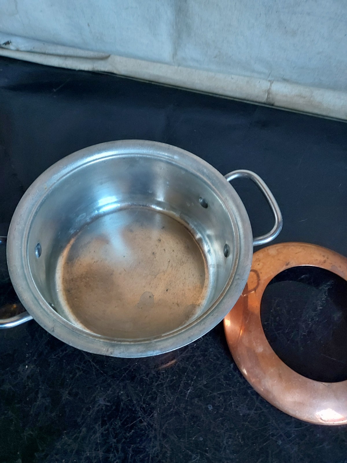 Vintage Williams Sonoma Copper Pot Ruffoni No Lid