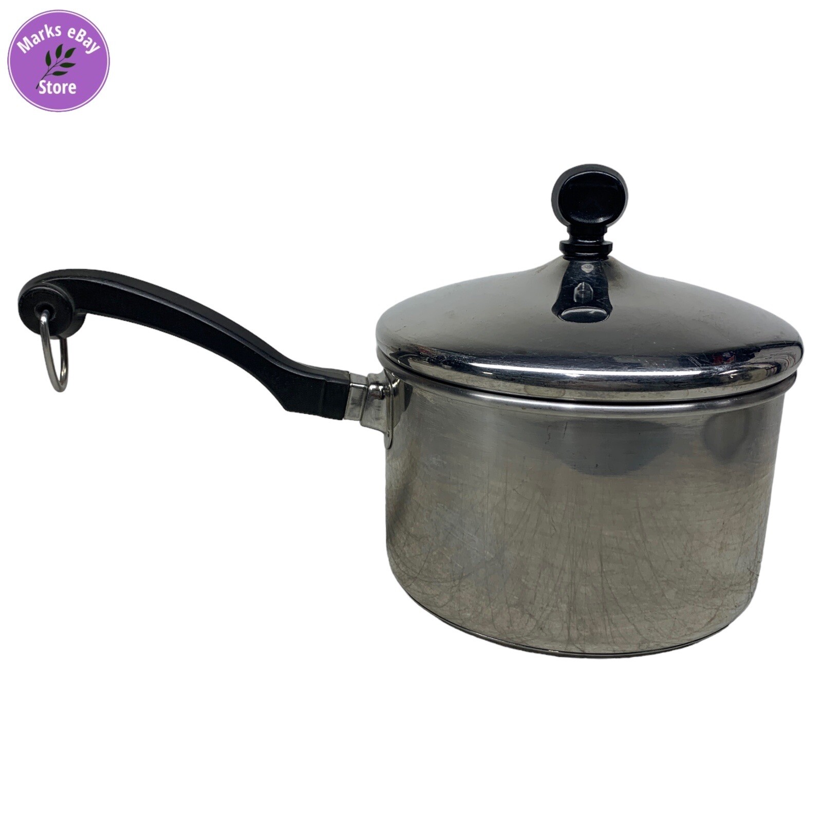 Farberware 18/10 Stainless Steel 2 Qt Saucepan with Lid Vintage