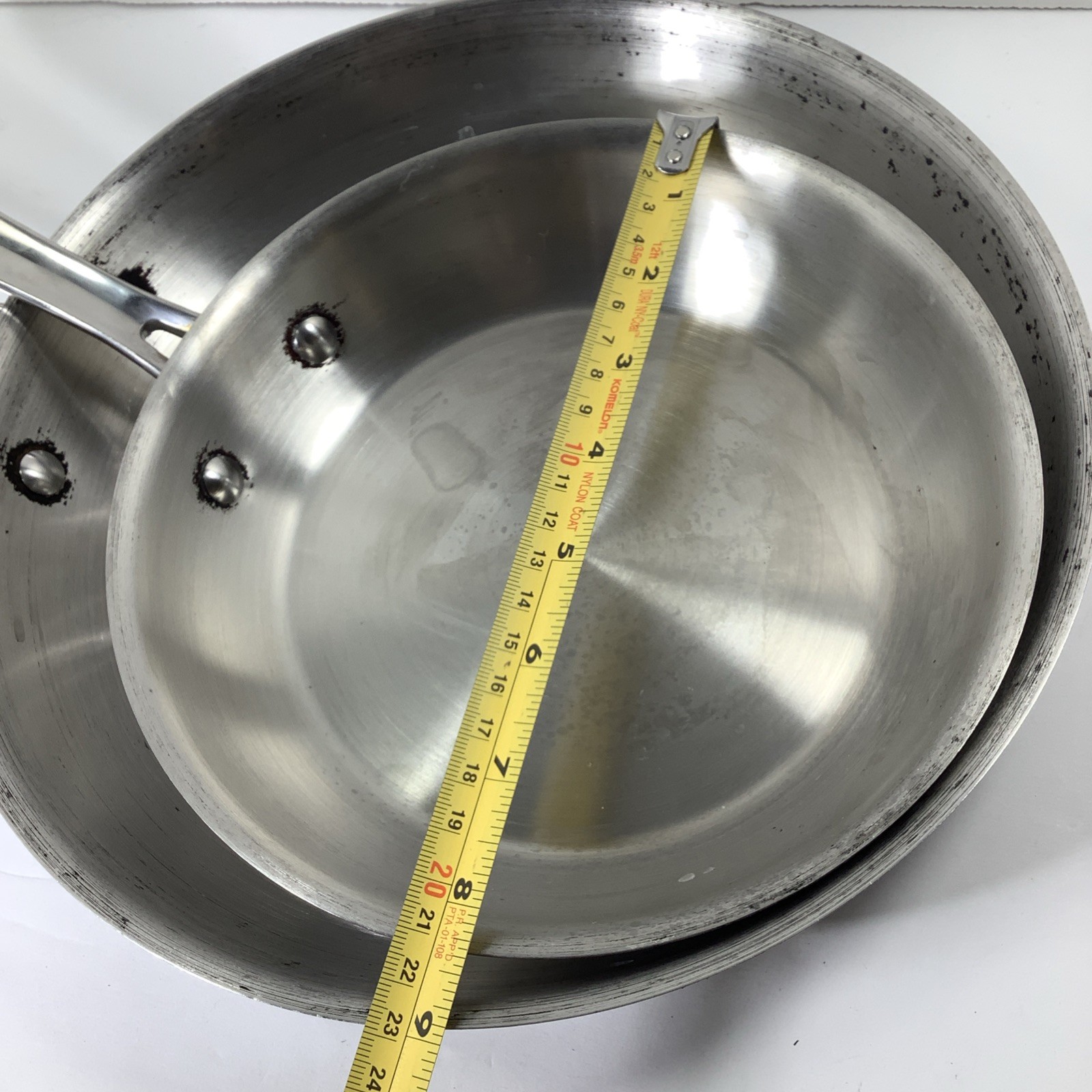 Emeril Pro-Clad Tri-Ply Stainless Steel 8in 10in Fry Pan Saute Omelet Skillet