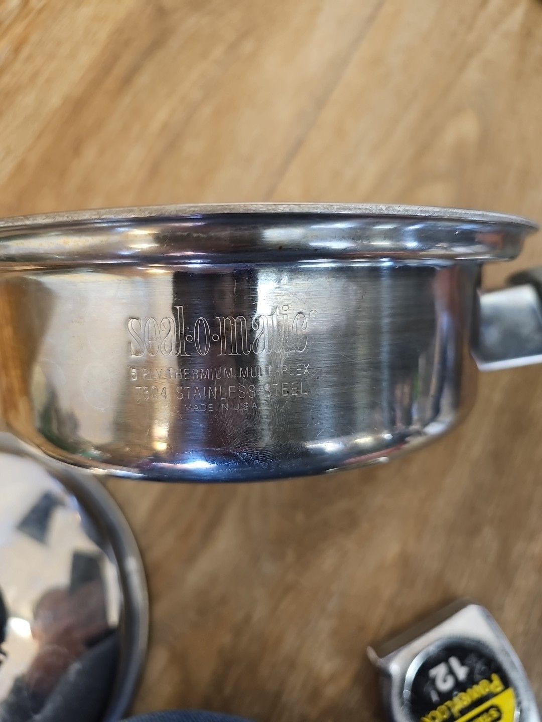 Seal O Matic Thermium Multi Plex Stainless Steel 8″ Sauce Pot With Lid