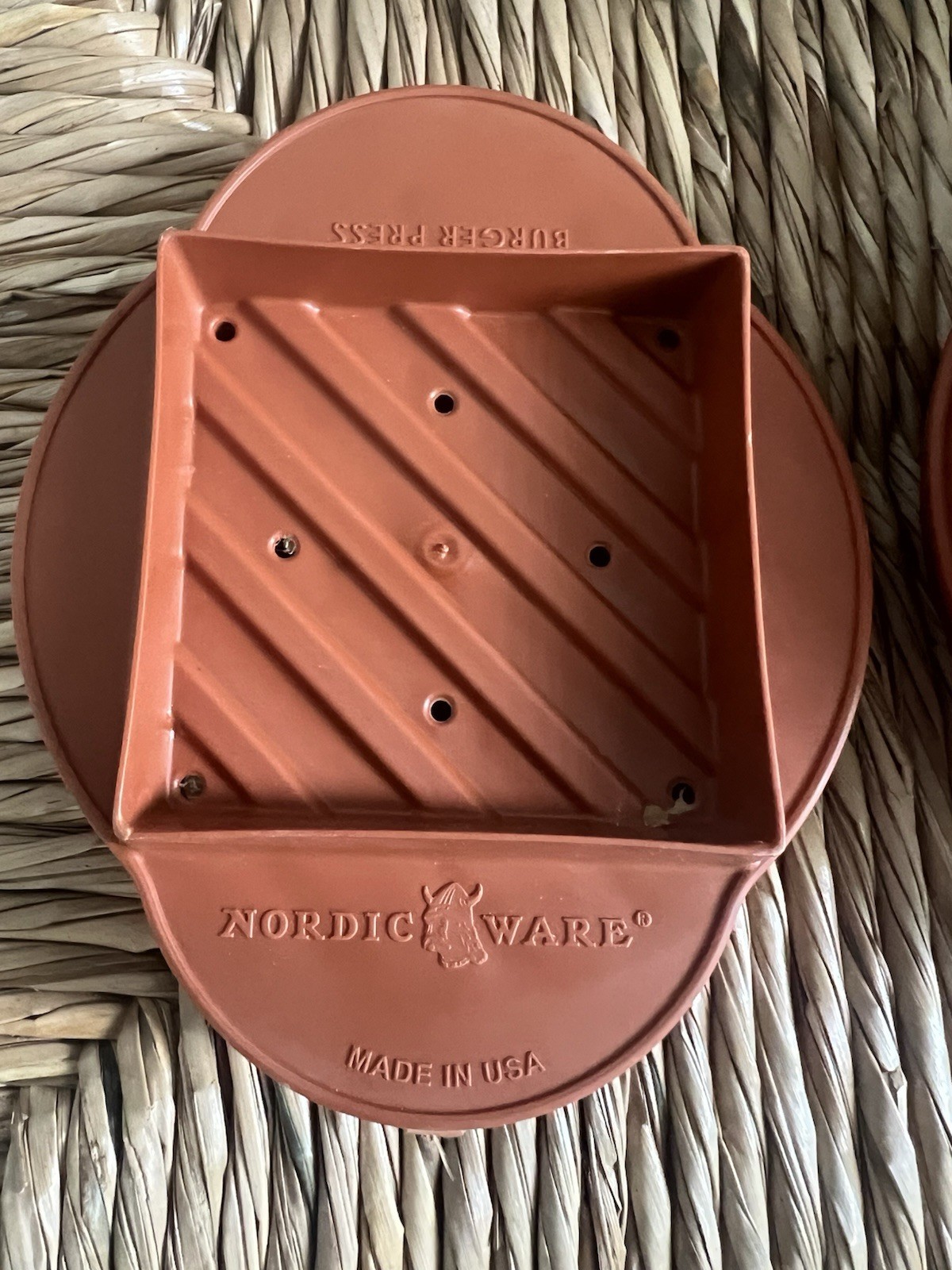 Nordic Ware Stuffed Burger Hamburger Press Mold Gourmet Cheeseburger Maker