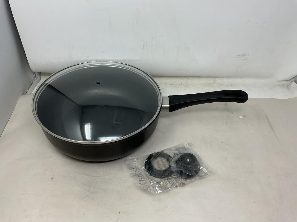 Scanpan Classic Deep Saute Pan, 4 Quart, Black