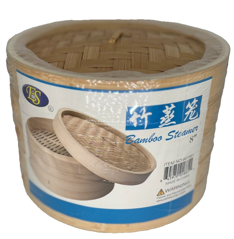 Natural Bamboo Steamer -NEW