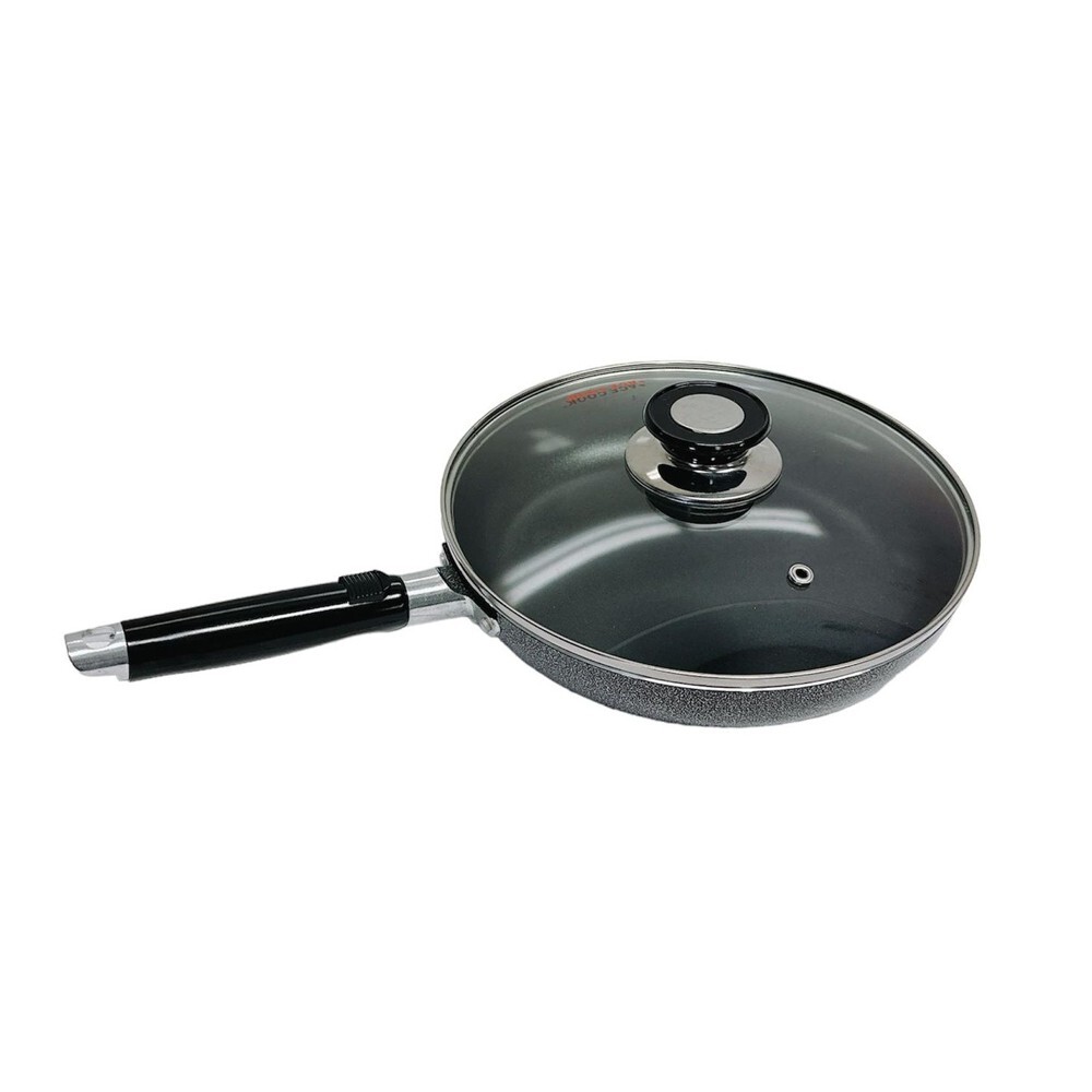 9″ Nonstick Fry Pan With Lid Deep Frying Pan with Handle,Skillet,Dishwasher Safe