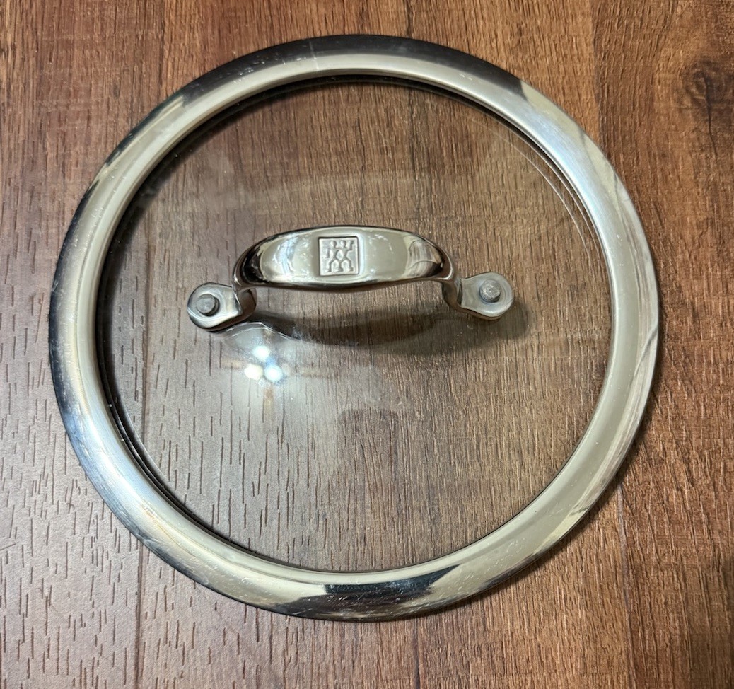 Zwilling JA Henkels Stainless Steel & Glass Sauce Pan 6.5” Inner 7” Lid Only