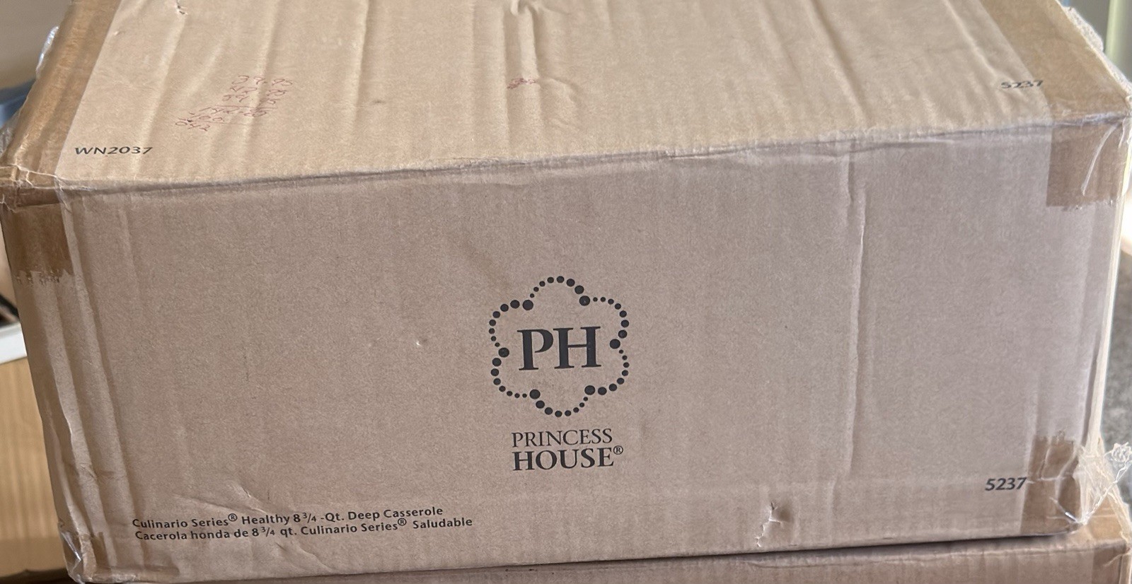 Princess House Heritage Stainless Steel 8.75-Qt Deep Casserole Pan With Lid
