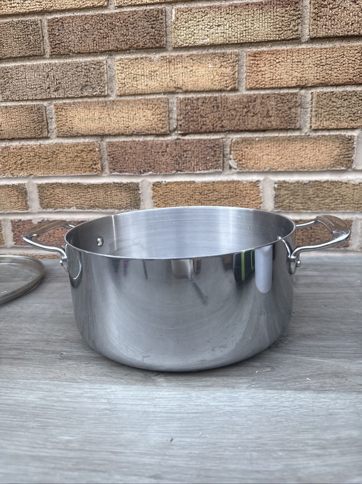 Tramontina Tri-Ply Clad Stainless Steel 5Qt. 4.7L Pot Induction Ready Dutch Oven