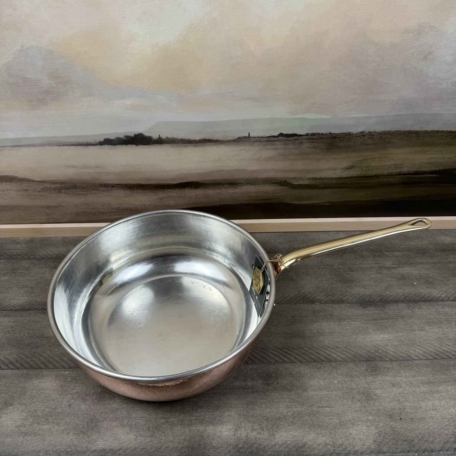 Ruffoni Historia Disney Hammered Copper Chef Pan NO/Lid Scuffed Tarnished Read