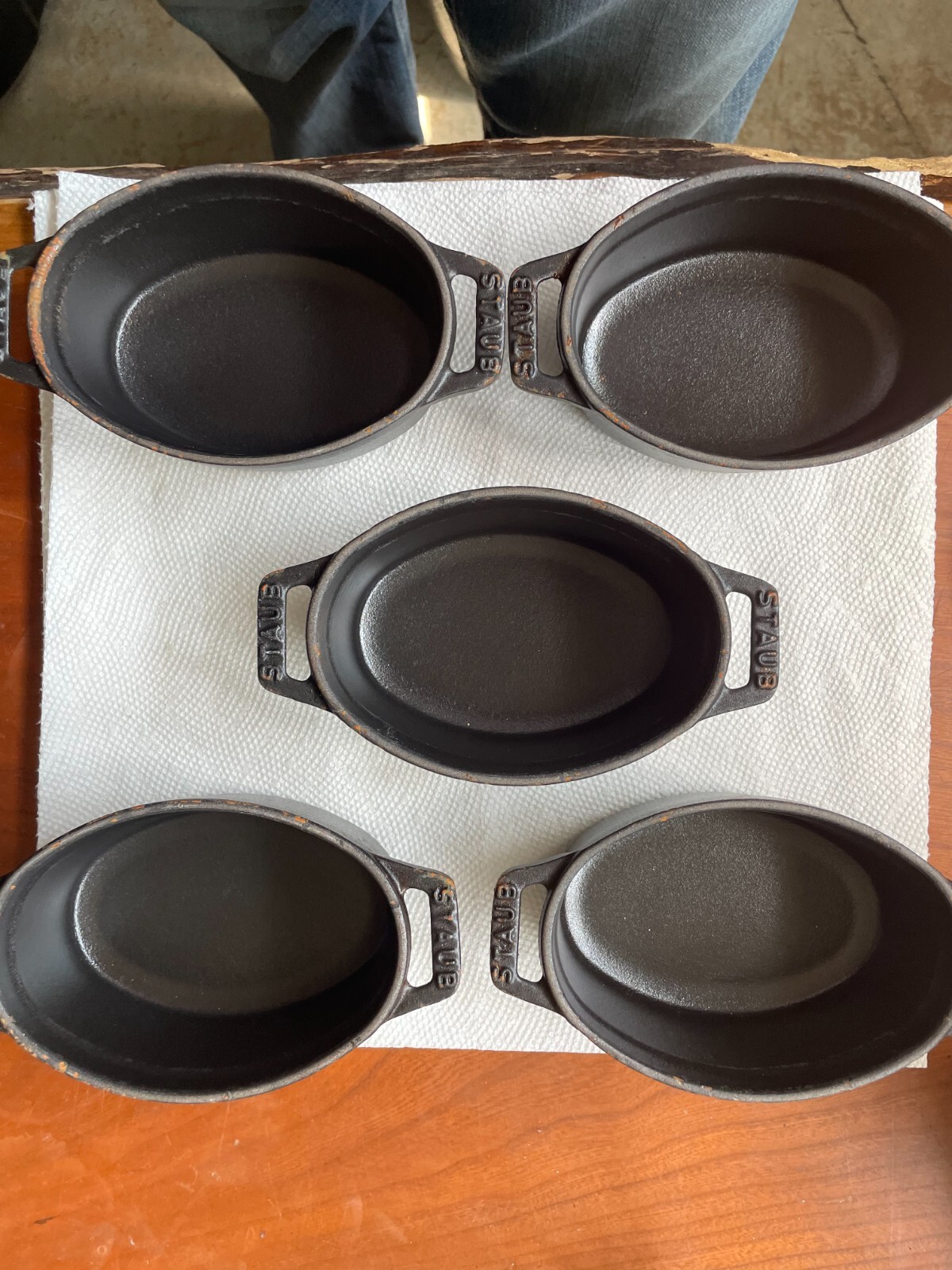 6 inch 11cm oval mini cocotte cast iron staub