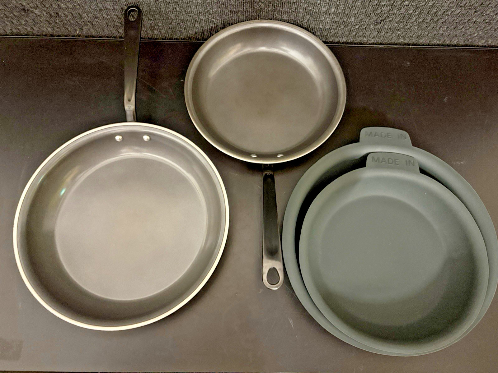 Made In 4-Piece CeramiClad Non-Stick Frying Pan Set 1 – 12″ & 1 – 10″ Fry Pan