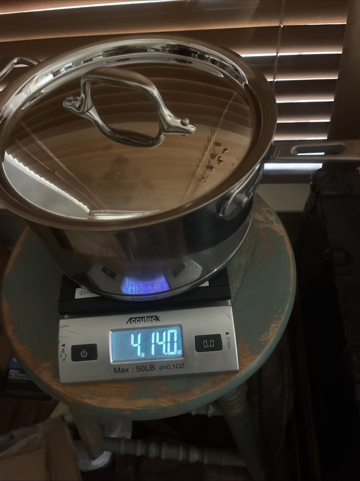 ALL CLAD COPPER CORE 4 QT SAUCE PAN WITH LID