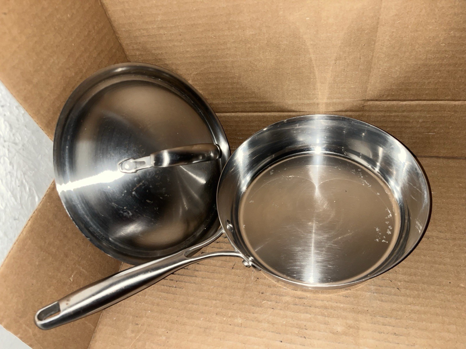 Technique Ti Saucepan 2Qt Stainless Steel Copper Core Cookware W/Lid