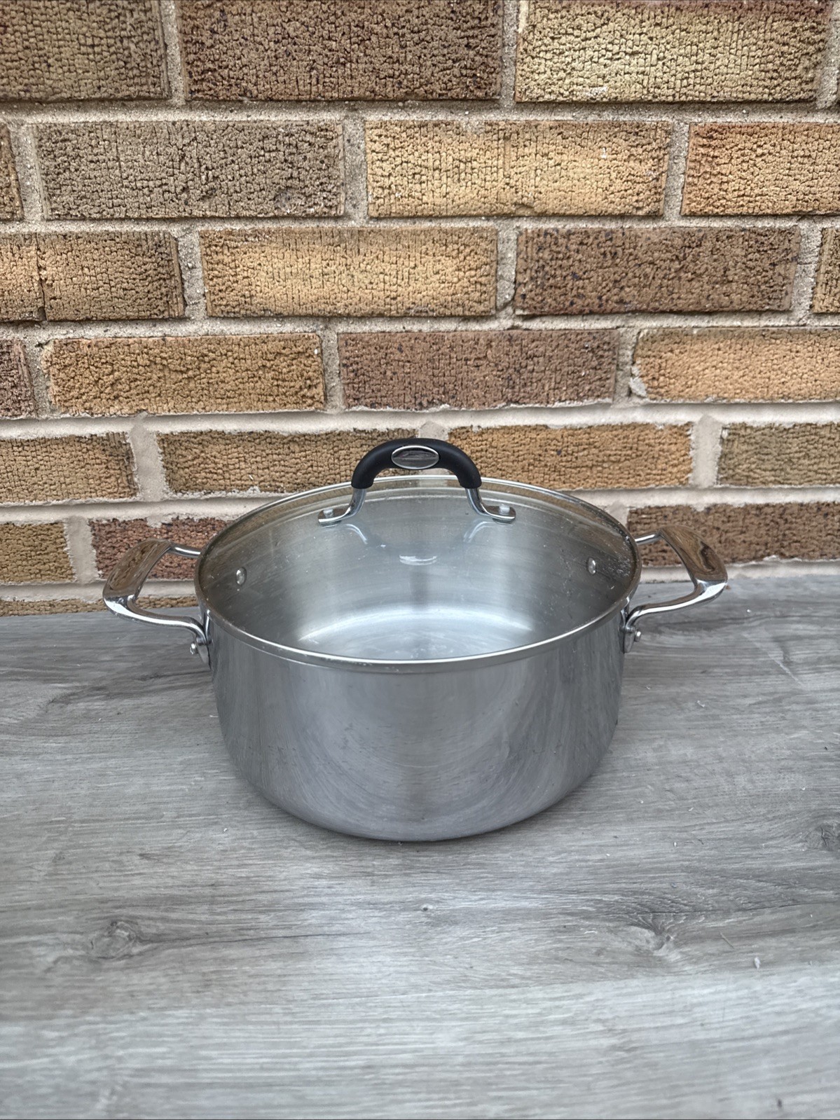 Tramontina Tri-Ply Clad Stainless Steel 5Qt. 4.7L Pot Induction Ready Dutch Oven