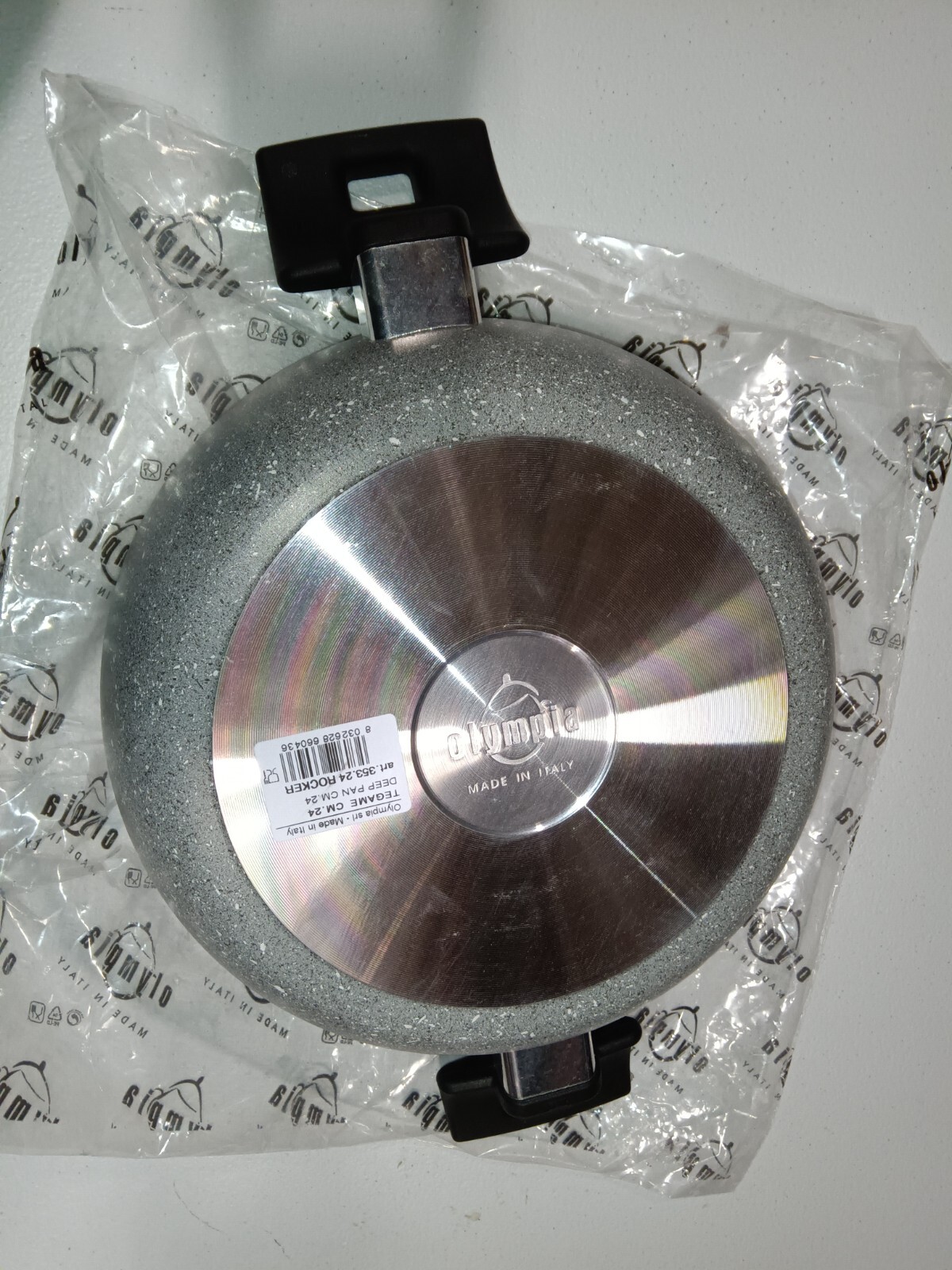 Olympia Rocker Non-Stick PFOA-Free Die-Cast Aluminum Deep Fry Pan/2 Side Handles