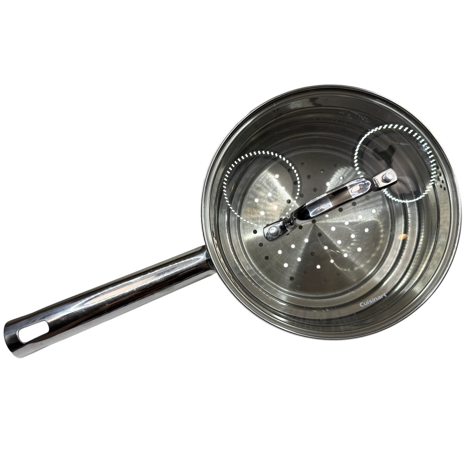 Cuisinart Stainless Steel Universal Steamer Pot w/ Glass Lid 20cm Pan Cookware