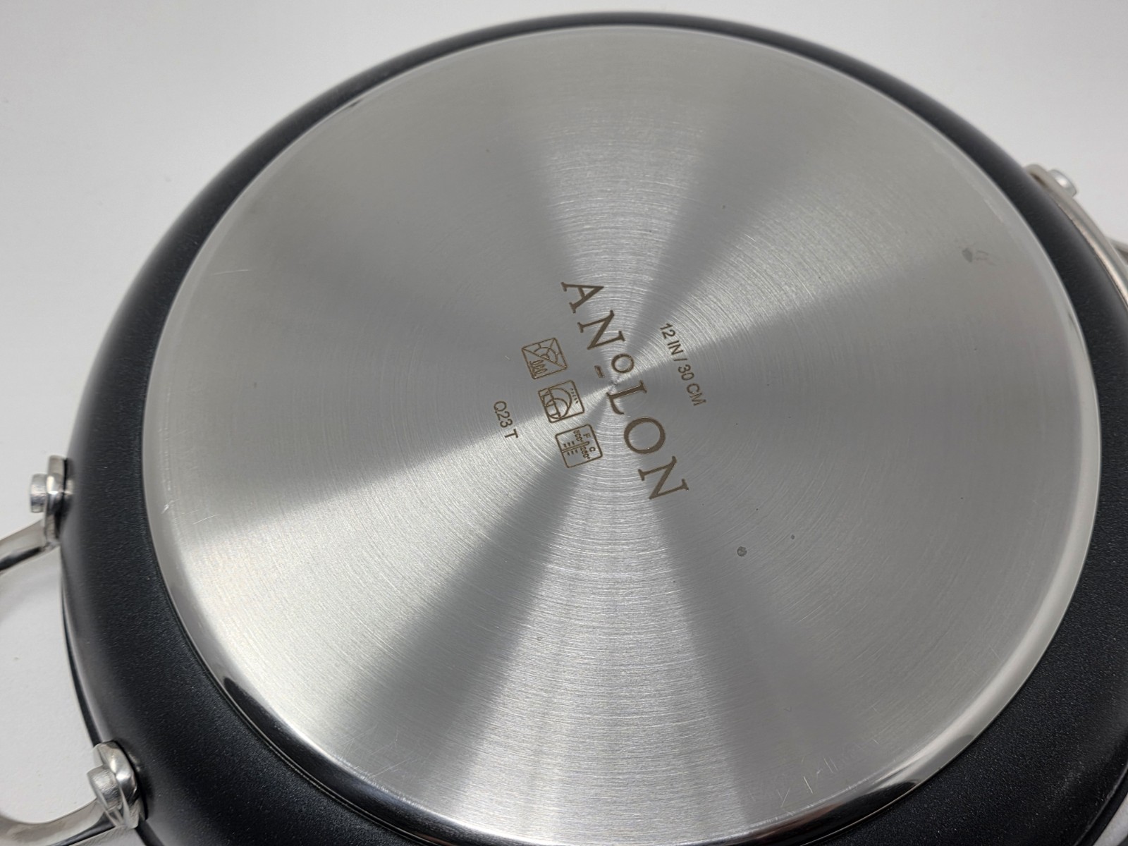 Anolon X Hybrid Nonstick Frying Pan with Helper Handle, 12″ Exclusive SearchTech