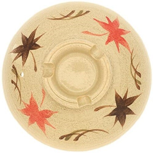 Kotobuki Japanese 10″D Earthenware Donabe Pot Lid Casserole Maple 190-932D