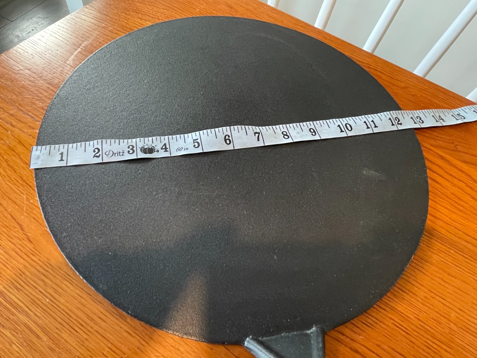Le Creuset Crepe Pan Cast Iron 32 / 12.5″ Matte Black Flat Griddle Skillet NWOB