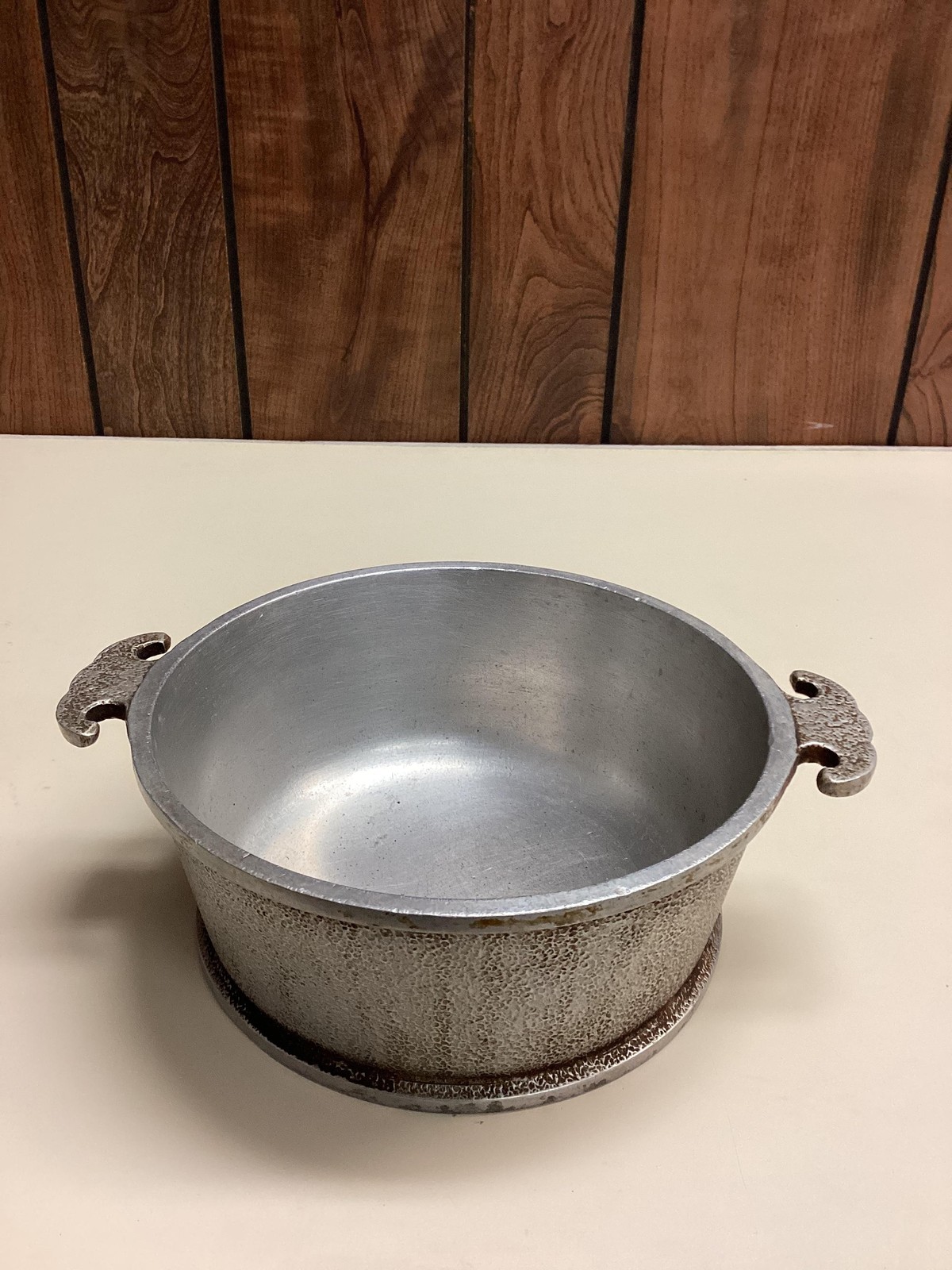 Vintage Guardian Service Aluminum Casserole Pan Pot 4 Quart 10 Inch Silver USA