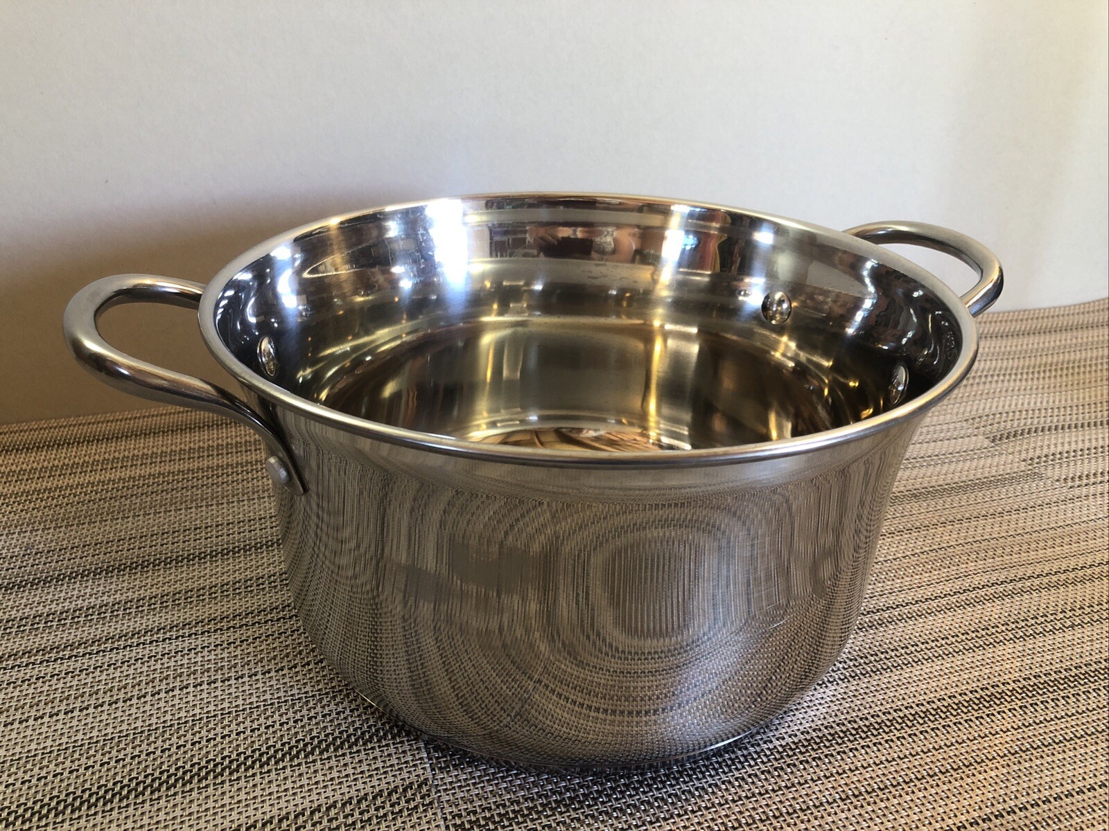 Portobello Cooking Pot 5 QT Stainless Steel Triply Bottom **No Lid**
