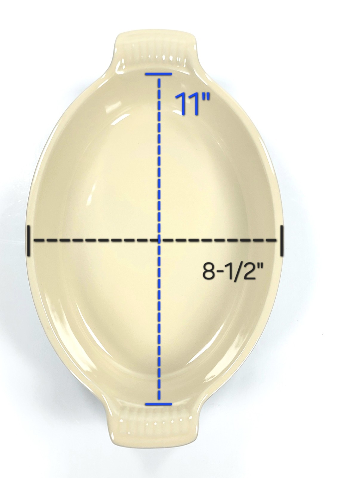 Le Creuset Stoneware Heritage Au Gratin Oval Bake Dish 11″ / 1.7qt NWT ~ OCEAN