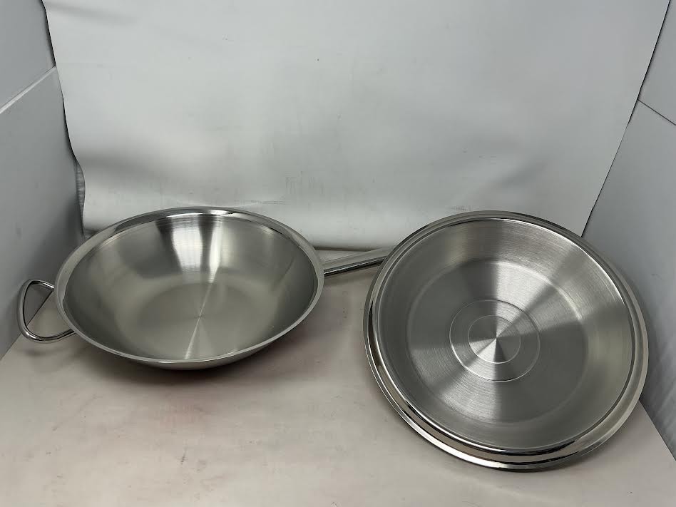 Fissler original-profi collection Stainless Steel Wok-Pan (12-in, 4,4 Quart)