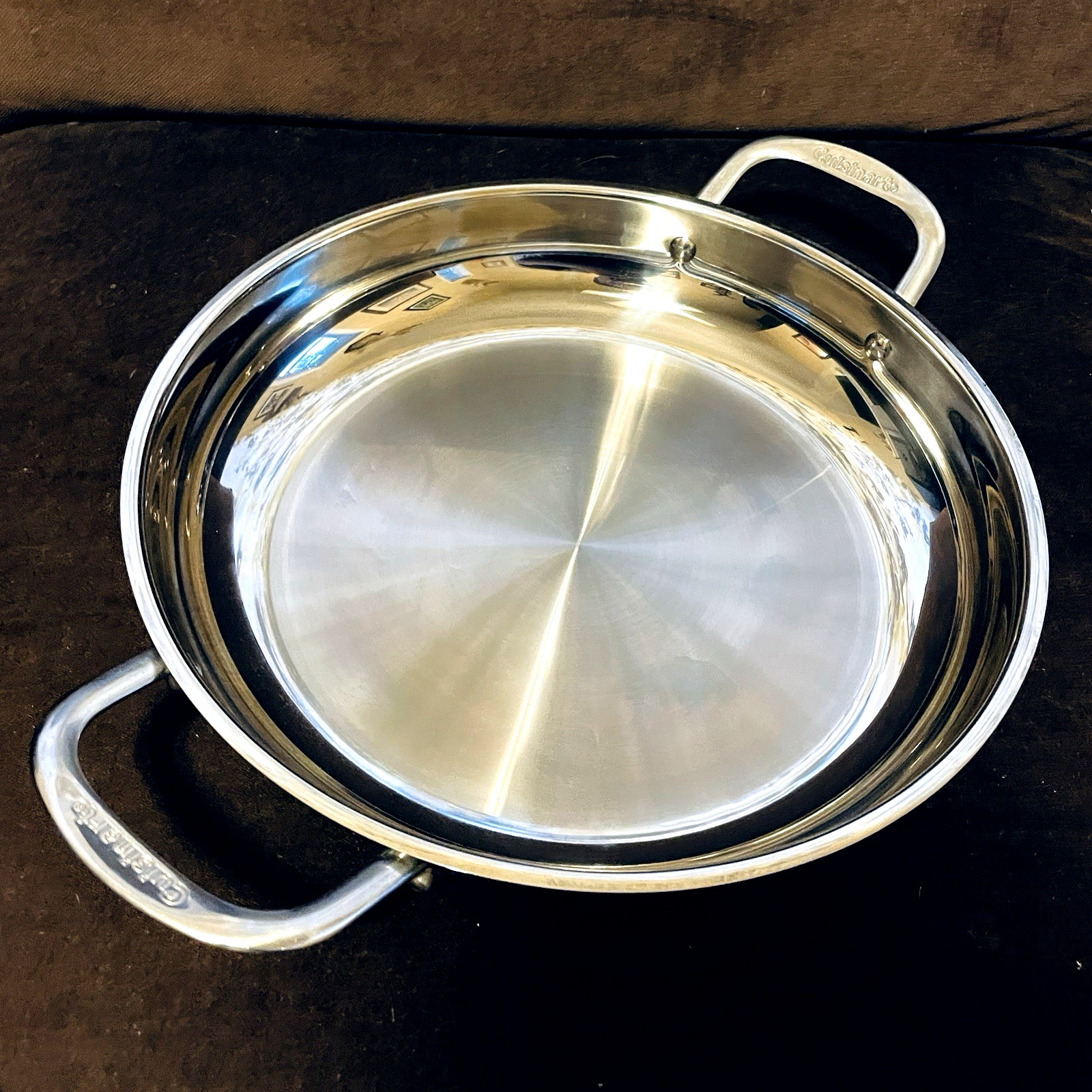 NEW Cuisinart 12″ Everyday Pan with Dome Lid Model 725-30D, Stainless Steel