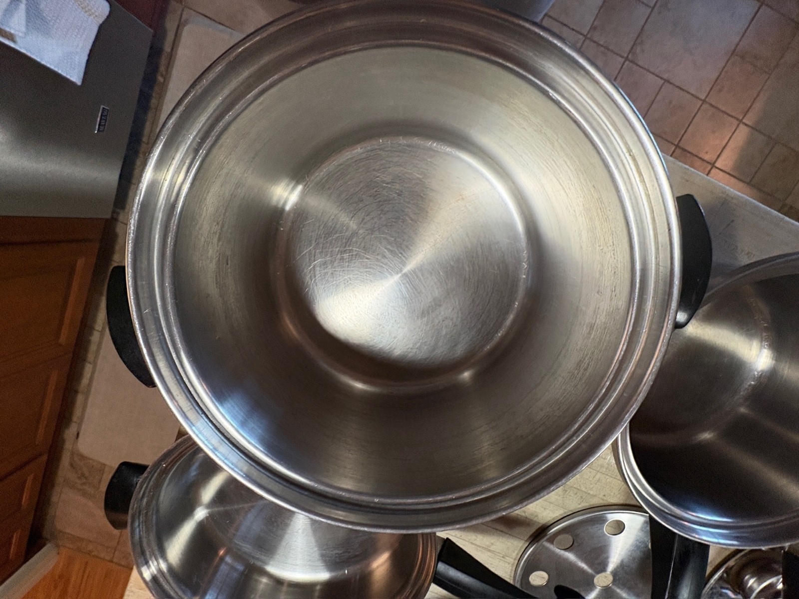 Vtg 14 pcs Seal-O-Matic Thermium Multi-Plex Stainless Steel USA Cookware Set USA