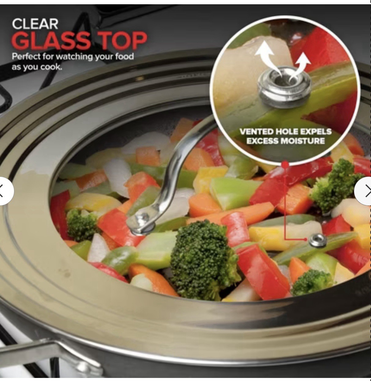 Modern Innovations 1 Lid – Stainless Steel, Silver – Steel 8.25-12”🩶