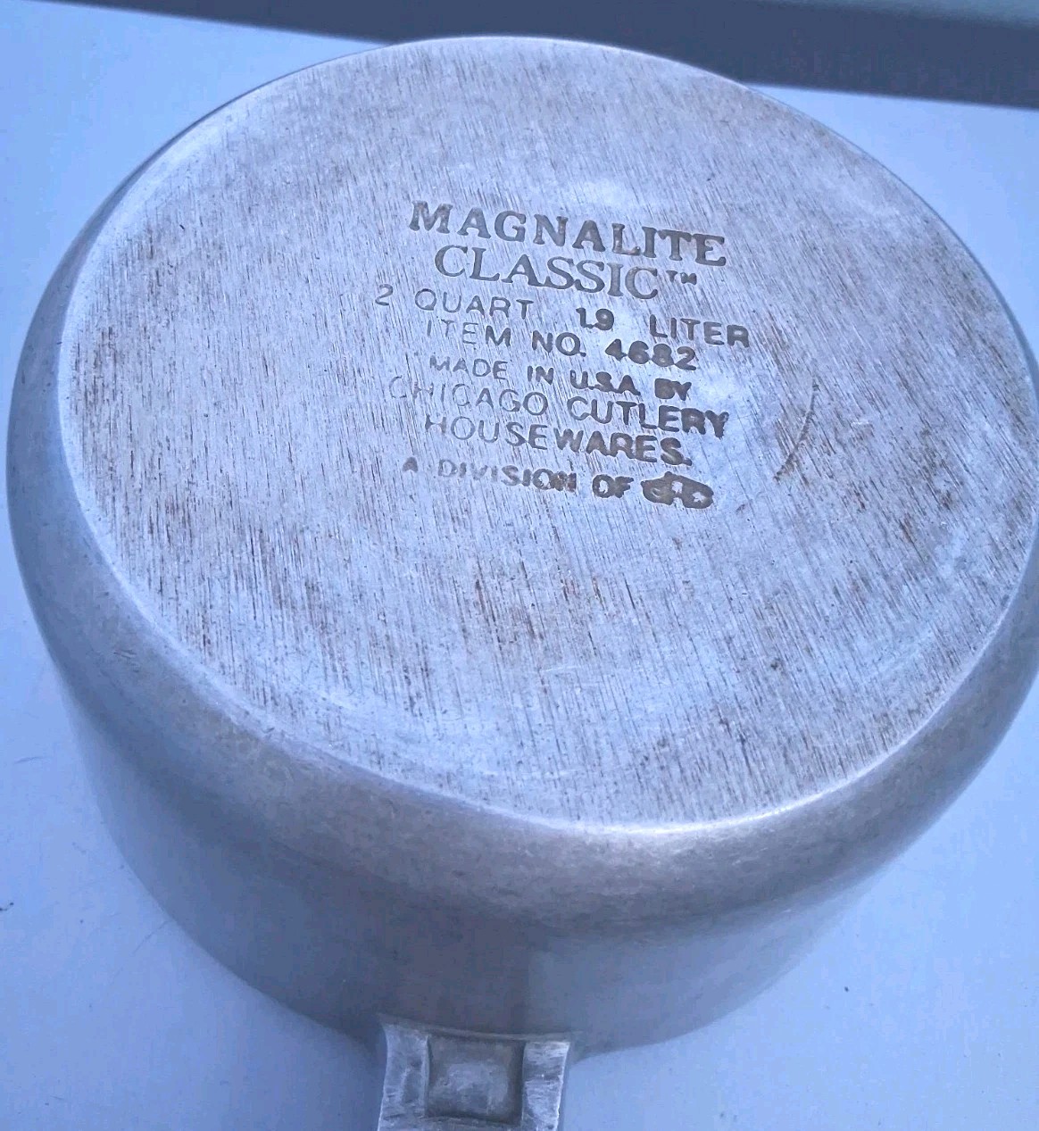 Vintage Magnalite 2 Qt/1.9 Ltr Sauce pan Pot wth Handle & Lid Rare Made In USA