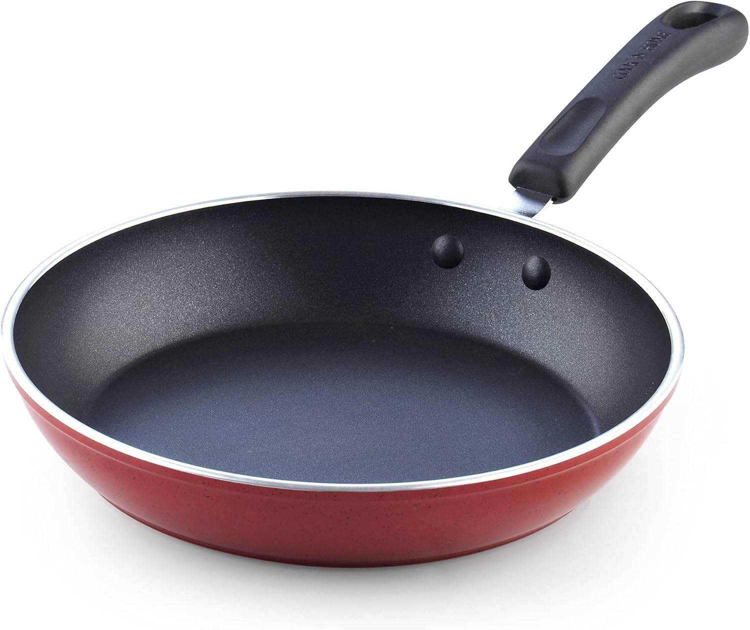 Cook N Home Nonstick Cookware Set 12pc Marble Red