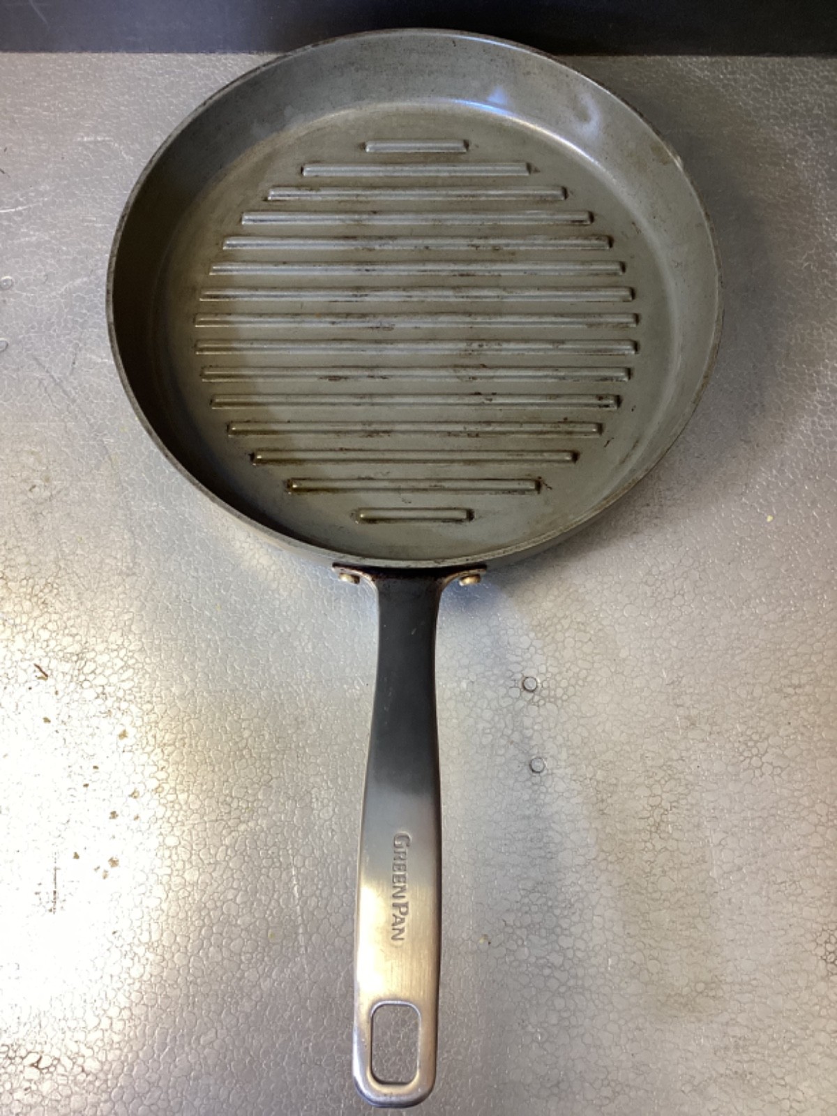 GreenPan Grill Pan 11″ Gray Ceramic Hard Anodized Healthy Nonstick 100% toxinfre