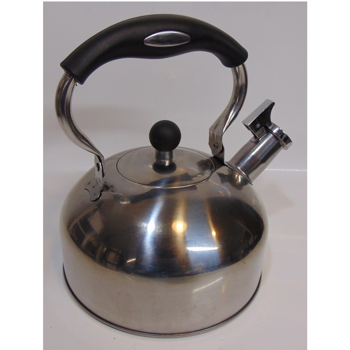 Whistling Tea Kettle Stove Top Stainless Steel Pot Water Coffee Boiling Silver