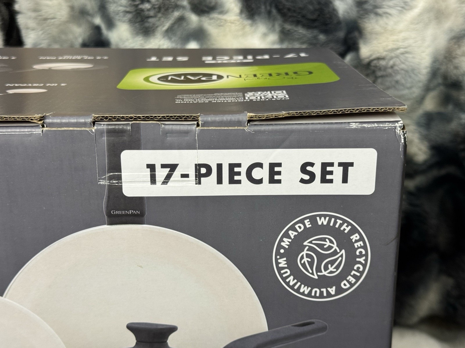 GreenPan Essence 17 Piece Cookware Set Non-Toxic Ceramic Nonstick Pots & Pans