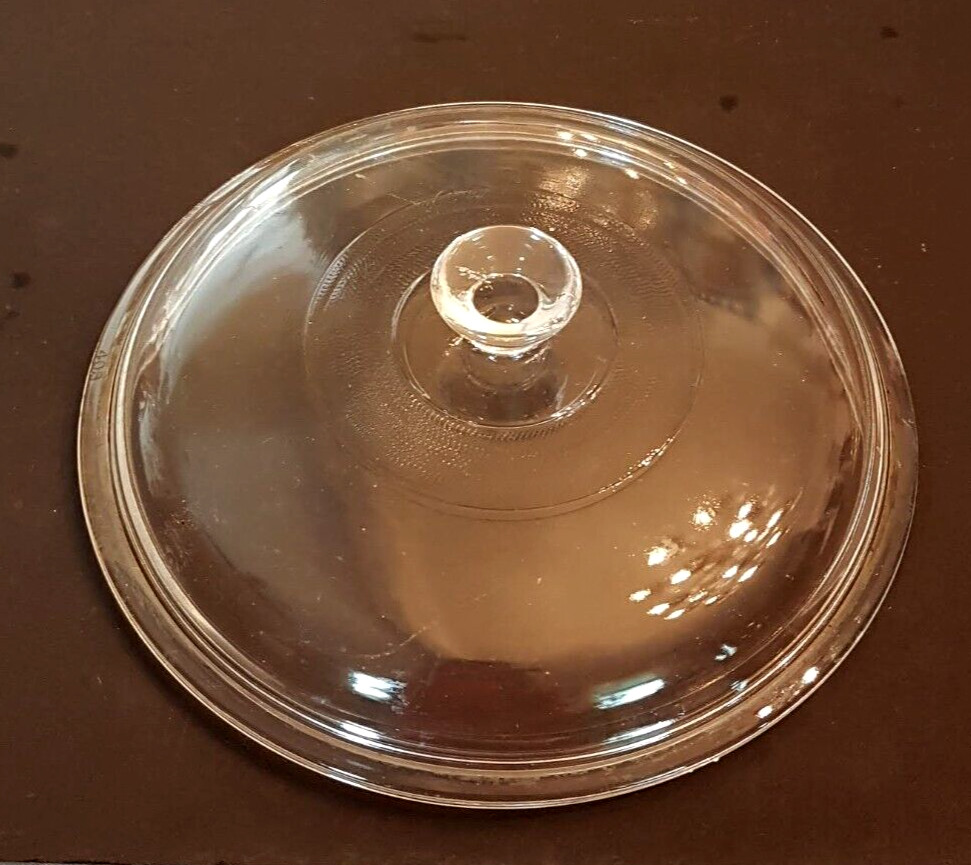 8.75″ Clear Glass LID 408 fits Pyrex Corning 8 – 8.5″ Bowl Casserole Pan Skillet
