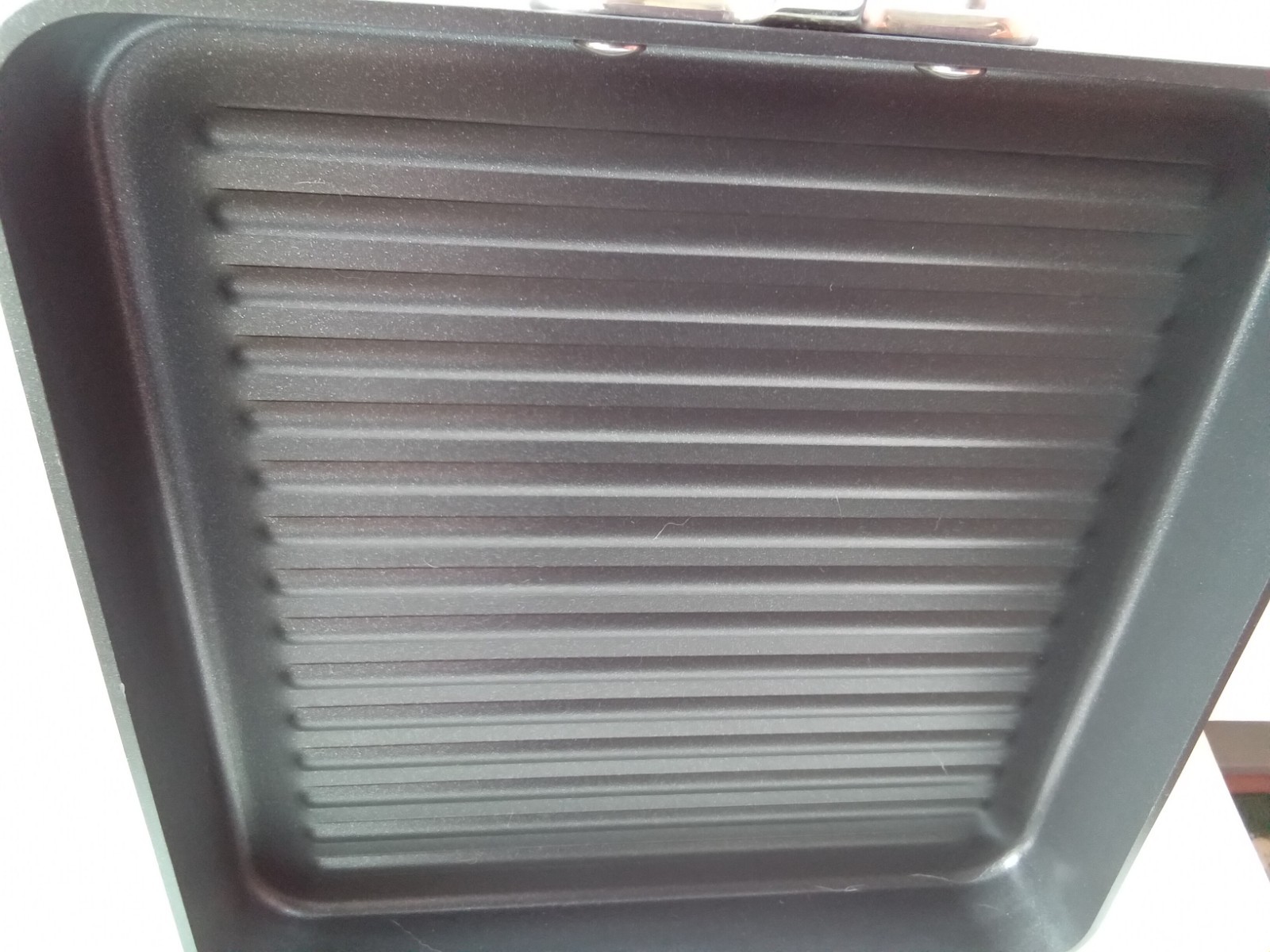 ALL CLAD COOKWARE NON STICK SQUARE GRIDDLE BLACK 11″ BY 11″ NEW NO BOX EXCELLENT