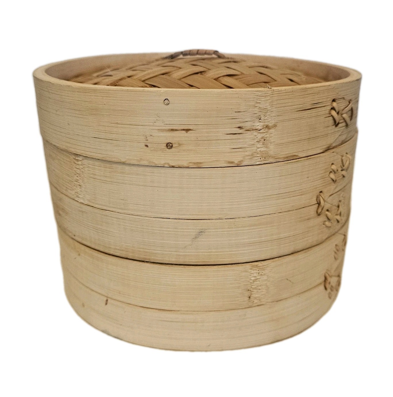 Joyce Chen 2-Tier Bamboo Steamer Baskets Asian Food Cooking 8″