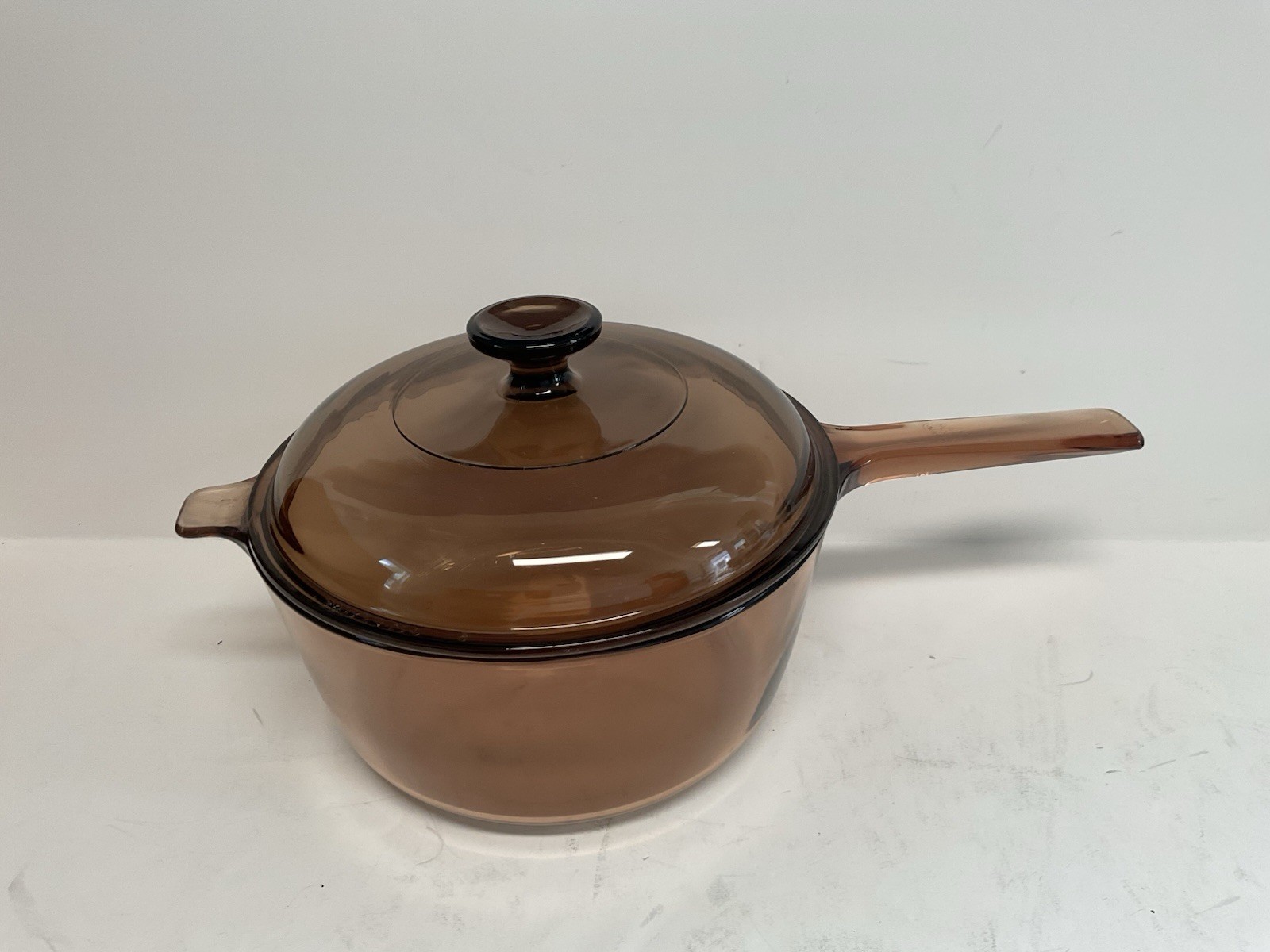 Corning Visions Amber 2.5 L Sauce Pan, Lid
